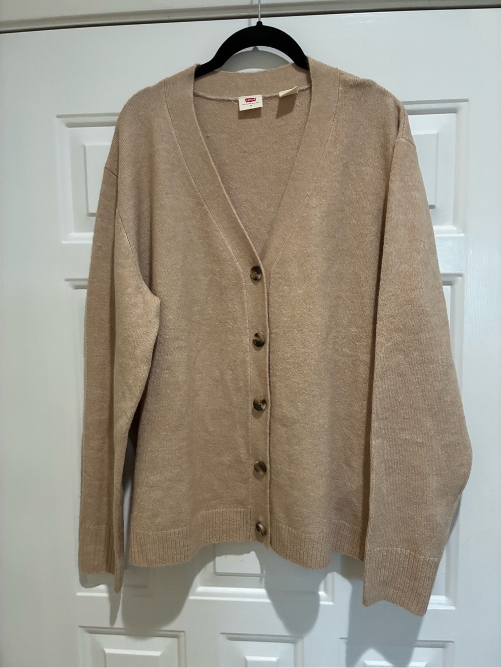 Levi’s tan button up cardigan